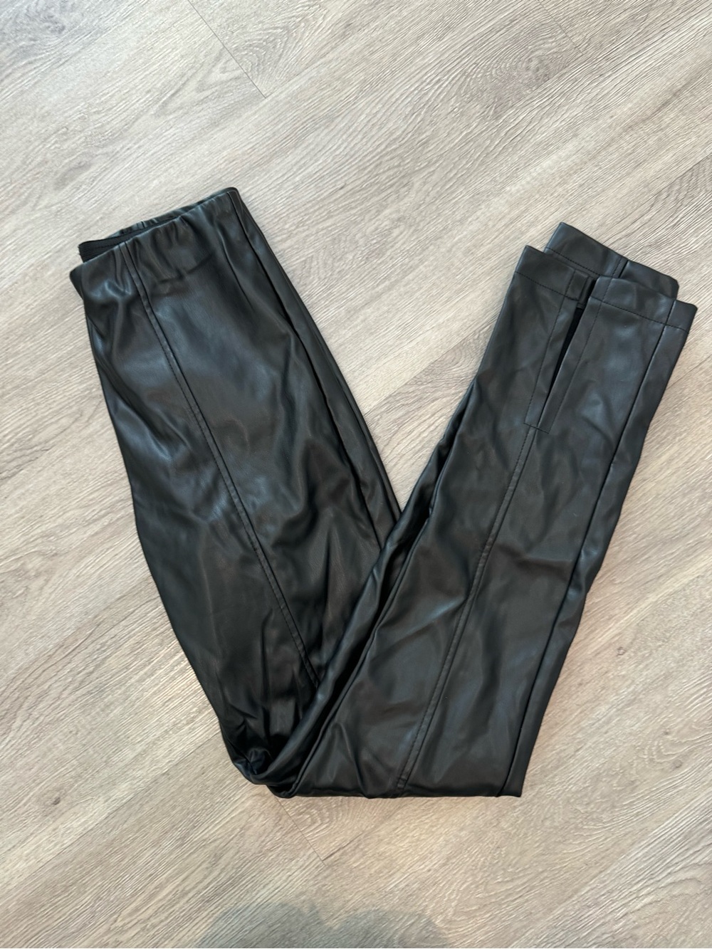 Steve Madden Black Faux Leather Pants
